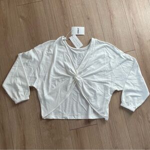 ONLY White Reversible Twist Top